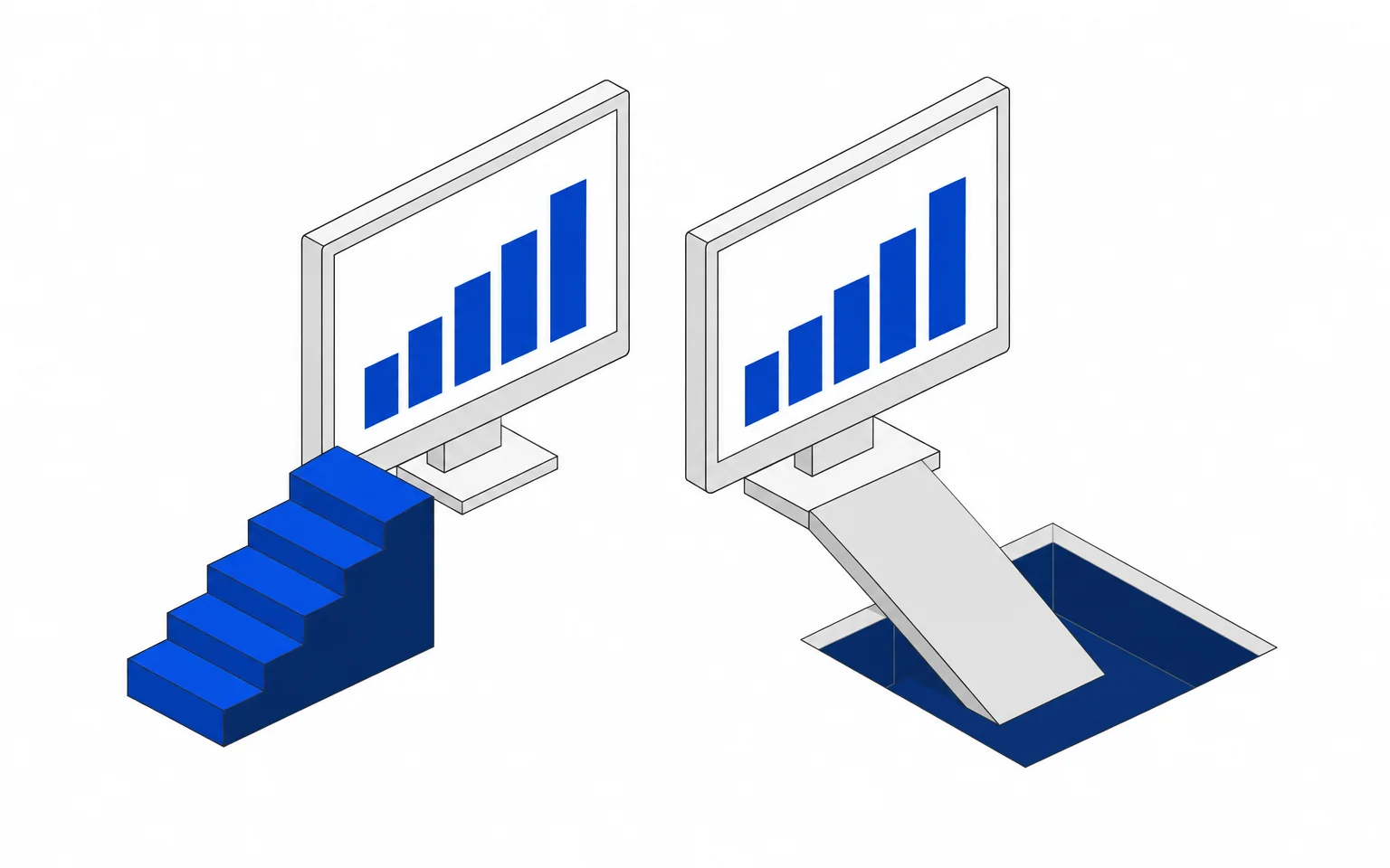 Same dashboard, different outcomes