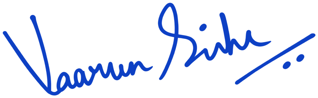 Signature of Vaarun Sinha